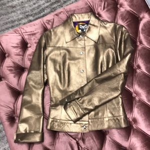 NWT Dolce & Gabbana Leather Jacket